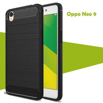 Gambar Case Ipaky Carbon Fiber for Oppo Neo 9 Softcase Premium ShockproofTPU   Hitam