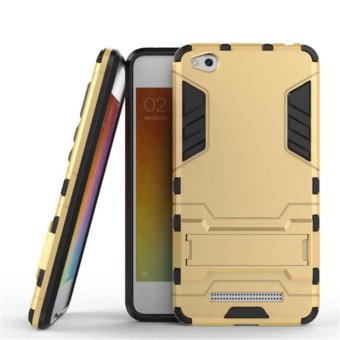 Gambar Case Iron Man for Xiaomi Redmi 4A Robot Transformer Ironman Limited  Gold