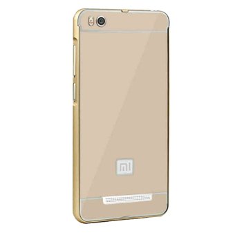 Gambar Case Metal Aluminium Bumper Backcase for Xiaomi Mi4I   Xiaomi Mi4c   Gold