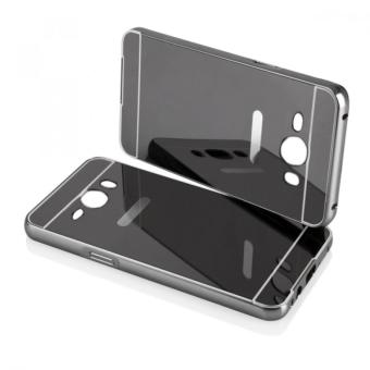 Gambar Case Metal Bumper Mirror for Samsung Galaxy J1 Ace   Black