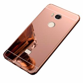 Gambar Case Metal for Xiaomi Redmi 4 Pro Aluminium Bumper With MirrorBackdoor Slide   Rose Gold