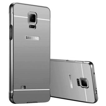 Gambar Case Mirror Aluminium Bumper For Samsung Galaxy Note 3   Black