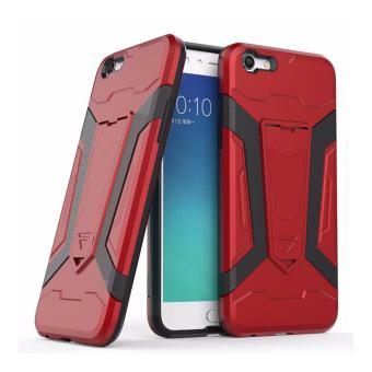 Gambar Case Ori Iron Man for Oppo A57 Robot Transformer Ironman Limited   Red