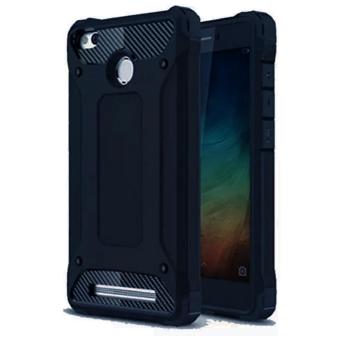 Gambar Case Rugged Ultra Capsule For Xiaomi Redmi 3 Pro Hybrid Armor TPU Shockproof Anti Slip Soft Back Case   Softcase   Casing Hp   Biru Tua   Navy