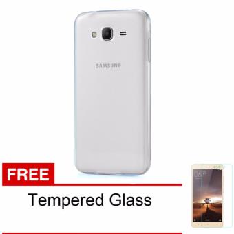Jual Case Softcase Ultrathin for Samsung Galaxy J5 2015 J500 Clear
+Free Tempered Glass Online Terjangkau