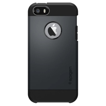 Gambar Case Spigen Slim Armor Back Case for iPhone 5G   5S   Black