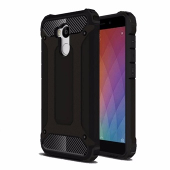 Gambar CASE TOUGH ARMOR CARBON FIBER 2 LAYER FOR XIAOMI REDMI 4X   BLACK