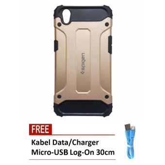 Gambar Case Tough Armor for Oppo Neo 9   A37 + Free Kabel Micro USB FlatOriginal Log On 30cm