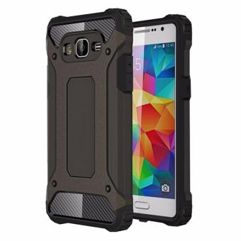 Gambar Case Tough Armor Rugged Capsule TPU Silicone Shockproof Back Case Samsung Galaxy E7   Black