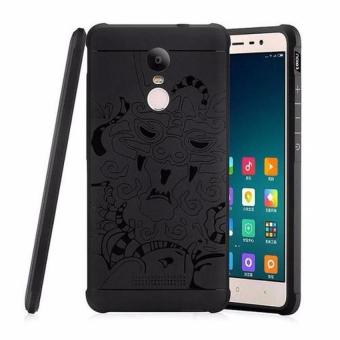 Case TPU Dragon Back Cover Silikon Original for Xiaomi Redmi Note 3 - Black  