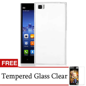 Gambar Case Ultrathin for Xiaomi Mi3 Aircase   Clear + Gratis TemperedGlass