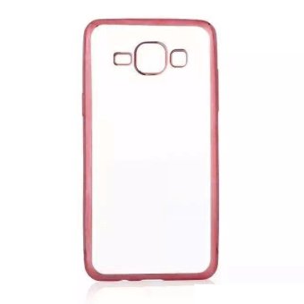 Gambar Case Ultrathin Shining Chrome for Samsung Galaxy J1 (J120)   Rosegold