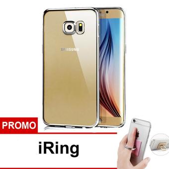 Gambar Case Ultrathin Shining Chrome Untuk Samsung Galaxy S6   Black  Free iRing