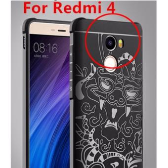 Gambar Casing for Xiaomi Redmi 4 Standart iPaky Softcase Dragon   Black