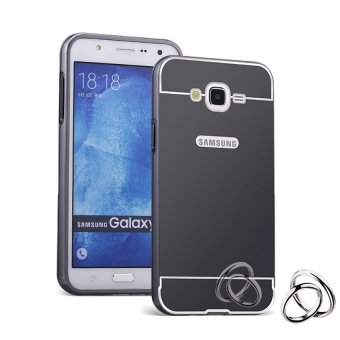 Gambar Casing Samsung Galaxy J5 2015 Bumper Mirror   Black