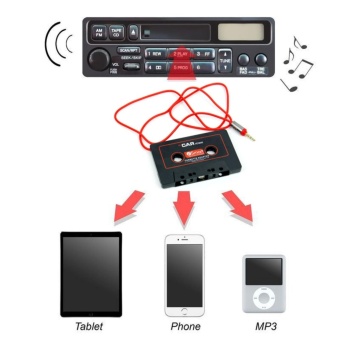 Gambar Catwalk IC800 Audio Cassette Tape Adapter Aux Cable Cord 3.5mm Jackfor to MP3 iPod CD Player   intl