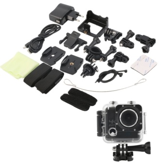 CHEER M20 24fps ULTRA HD 16MP Sport Action cam Camera Mini WiFi Waterproof Webcam Black - intl  