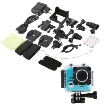 CHEER M20 24fps ULTRA HD 16MP Sport Action cam Camera Mini WiFi Waterproof Webcam (Blue) - intl  
