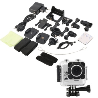 CHEER M20 24fps ULTRA HD 16MP Sport Action cam Camera Mini WiFi Waterproof Webcam White - intl  