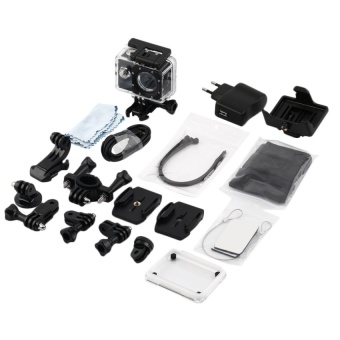 CHEER Wifi 1080P Full HD Digital Outdoor Sports Waterproof Helmet Camera Black - intl  