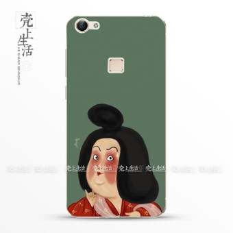 Gambar Chinese style vivox7plus X6 transparent ultra thin full edging soft case phone case