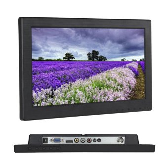 Gambar Chunnuan 12 inch Color Security CCTV Monitor 43 Video Audio TFT LCD Display Screen AV VGA HDMI BNC TV Input With Speaker Wall Mounted   intl