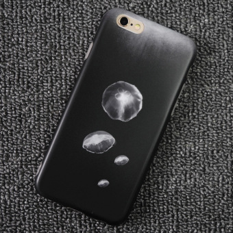 Gambar Cina angin iphone6s sastra merayap hitam matte soft shell shell telepon