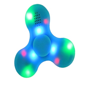 Gambar Creative Finger Spinner Funny Spinner Bluetooth Speaker FlashingLights LED   intl