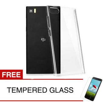 Gambar Crystal Case for Blackberry Z3   Clear Hardcase + Gratis Tempered Glass