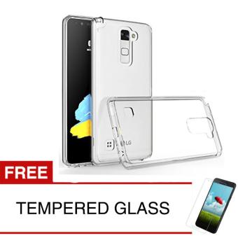 Crystal Case for LG Stylus 2 - Clear Hardcase + Gratis Tempered Glass  