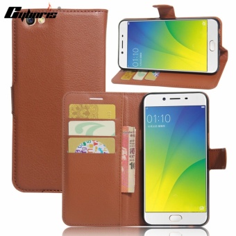 Gambar Cyboris Multifunctional PU Leather Magnetic Flip Wallet Case BookCover for OPPO F3 Plus  R9S Plus Phone Protective Skin Cases   intl