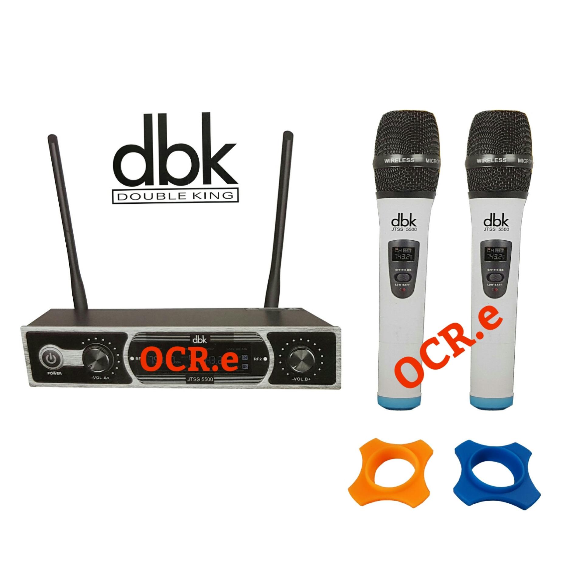 DBK Professional Wireless Microphone System JTSS-5500 HH (2bh Mic Pegang / Handheld Wireless UHF)