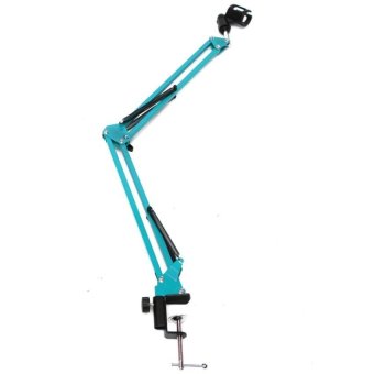 Gambar Desktop Mic Microphone Suspension Boom Scissor Arm StandMountadjustable (Blue)   intl