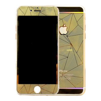 Jual Diamond Tempered Glass Diamond for I Phone 4G Gold Online Murah