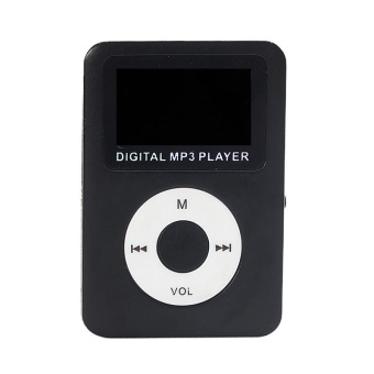 Gambar Digital MP3 Player LCD Screen Support 32GB Micro SD Card BK   intl