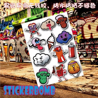 Gambar Digital stiker grafiti stiker stiker komputer