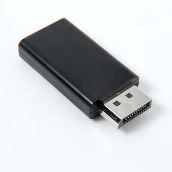 Gambar Display Port DP Male To HDMI FTmale Adapter Converter for HDTV PC HE Black intl