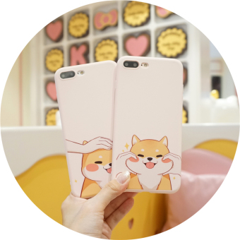 Gambar Ditambah iphone7 lucu silikon beberapa bubuk lembut penutup shell telepon