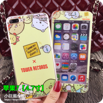 Gambar Ditambah iphone7 3d lega pelindung layar permukaan baja