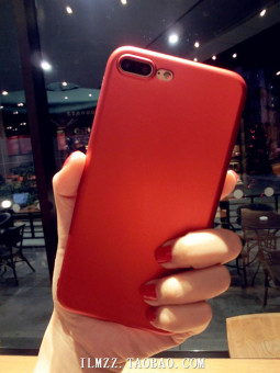 Harga Ditambah iphone7 iphone6s sederhana warna solid shell telepon
matte hitam cerah Online Terbaik