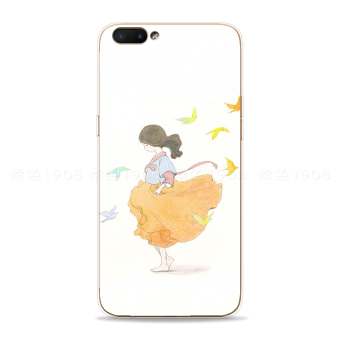 Gambar Ditambah Oppor11 A59 Sastra Soft Ukiran 3 Dimensi Elegan Casing HP