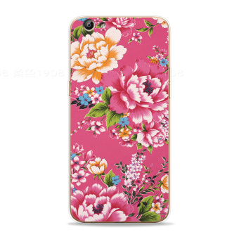 Gambar Ditambah OPPOR9 A59 Busana Kain Peony Perempuan Handphone Shell