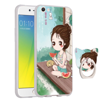Gambar Ditambah oppor9splus oppor9s lega silikon set ponsel shell