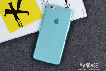 Gambar Ditambah phone6s transparan buah lengan pelindung shell telepon