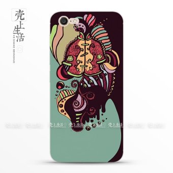 Gambar Ditambah vivox9 kartun transparan ultra tipis merayap soft shell shell telepon