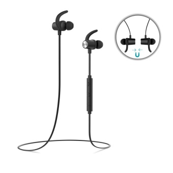 Gambar dodocool Magnetic Wireless Stereo Sports In Ear Headphone with HDMic CVC 6.0 Noise Cancellation for Most Bluetooth enabled SmartDevices Black   intl