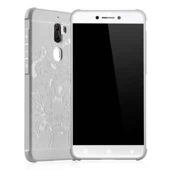 Gambar Dragons Silicone Soft Rubber Slim Back Case for Coolpad Cool1 1C(Grey)   intl