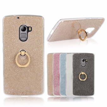 Gambar Drop Resistance Metal Ring Stand TPU Phone Case Cover for Lenovo K4Note   Vibe X3 Lite   A7010 (Gold)   intl