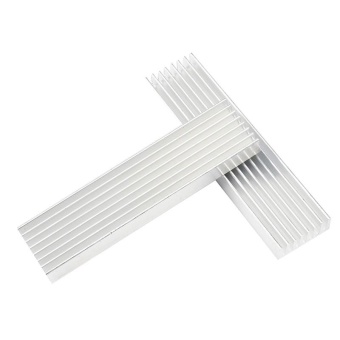 Gambar Durable Silver Aluminium Radiating Fin for LED Cooling Heatsink100*25*10MM   intl