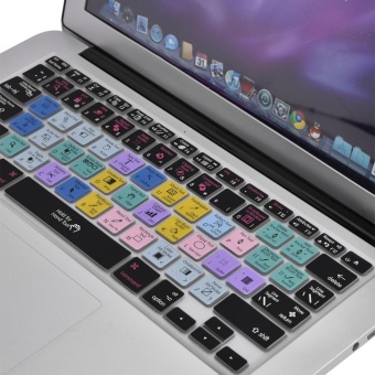 Gambar Dustproof Waterproof Silicone English Keyboard Cover Skin with AIFunction for Macbook Pro Air   intl